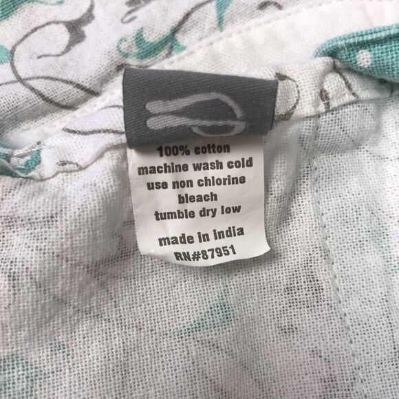 SP Womens Apron He Makes All Things BeautifulWhite Green Gray - Picture 7 of 8